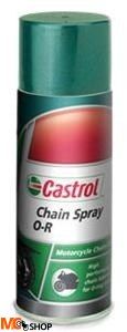 CASTROL CHAIN SPRAY O-R 0,4L spray do łańcucha SYNTETYK (BIAŁY)