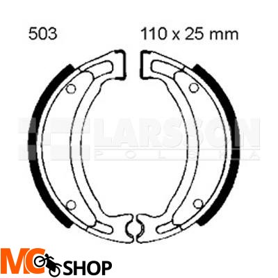 Szczęki hamulcowe komplet EBC 503WG 4200426 Keeway RY6 50, ATU Generic Spin 50