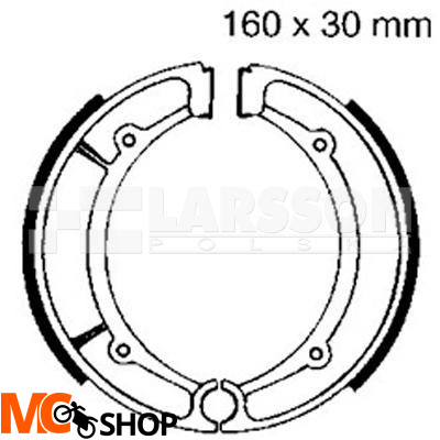 Szczęki hamulcowe komplet EBC 516 4200060 Yamaha XS 400