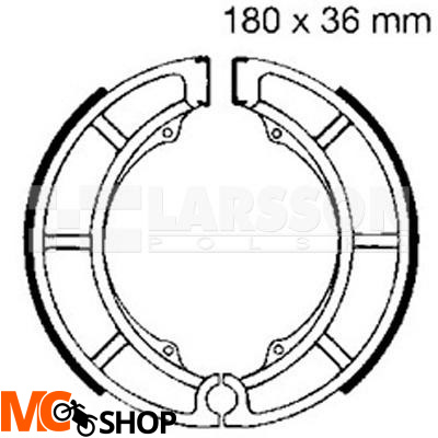 Szczęki hamulcowe komplet EBC 626 4200171 Suzuki LT-F 400, VS 750