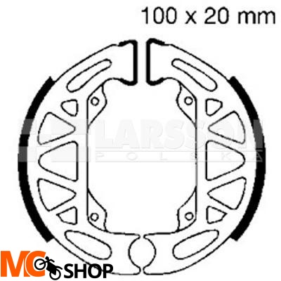 Szczęki hamulcowe komplet EBC 806 4200591 Piaggio/Vespa Storm 50