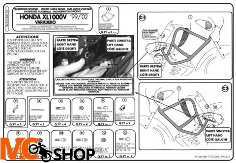 Givi TN365 Honda XL1000V Varadero (99-02)