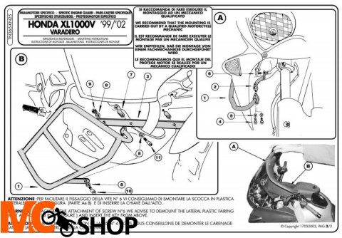 Givi TN365 Honda XL1000V Varadero (99-02)