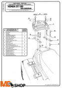 GIVI E190 ADAPTER HONDA ST 1100