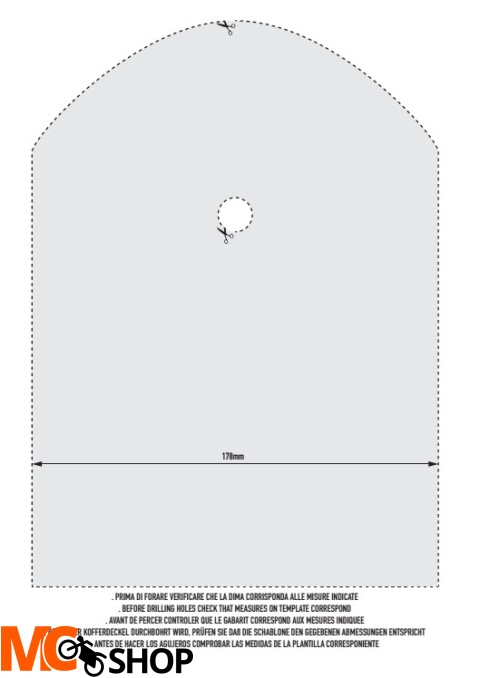 GIVI SR3106 adapter pod kufer do Burgman 125/200