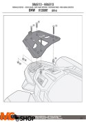 GIVI SRA5113 stelaż centralny ALU do R1200 RT