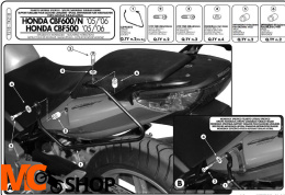 Kappa TK218 Stelaż sakw Honda Cbf 500 600 1000