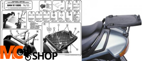 Kappa K83 Stelaż centralny BMW R 1100RS/RT 1150RT