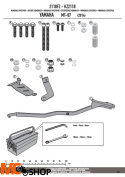 KAPPA KZ2118 STELAŻ centralny YAMAHA MT-07 '14