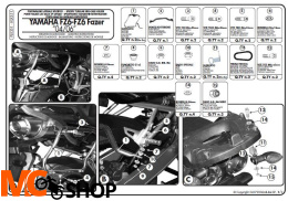 Kappa KLX351 stelaż boczny v35 do FZ6/ FAZER '04-06