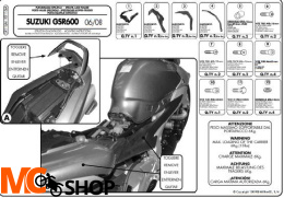 Kappa KR116M stelaż centralny monolock GSR 600