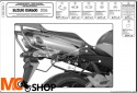 Kappa TK255 Stelaż sakw Suzuki Gsr 600 (06-08)