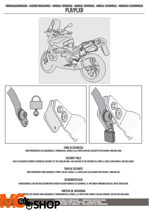 KAPPA KLR2119 STELAŻ boczny YAMAHA XTZ 1200 Z/E SUPER TENERE