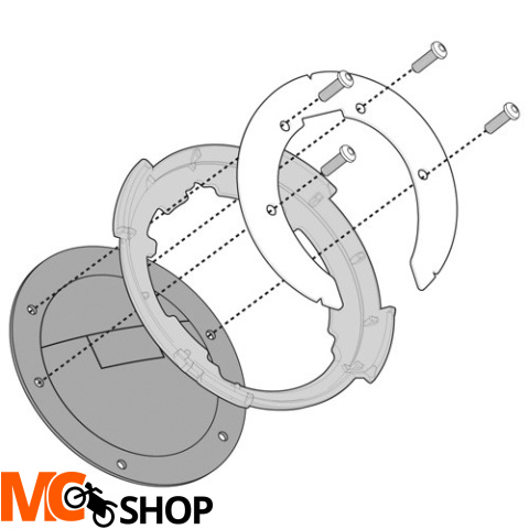 Kappa BF23K Pierścień mocujący tanklock MT-09 Tracer