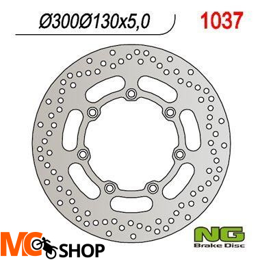 NG TARCZA HAMULCA PRZÓD KAWASAKI VN 800 (97-03), EN 500 (94-03) NG1037