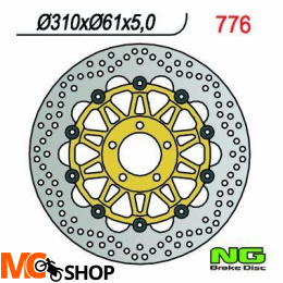 NG TARCZA HAMULCA PRZÓD KAWASAKI ZRX 1100/1200, ZX 9R 00-01 NG776