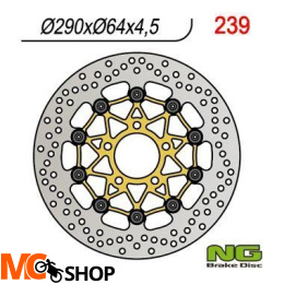 NG TARCZA HAMULCA PRZÓD SUZUKI GSX600/750F, GSF600 NG239