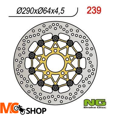 NG TARCZA HAMULCA PRZÓD SUZUKI GSX600/750F, GSF600 NG239