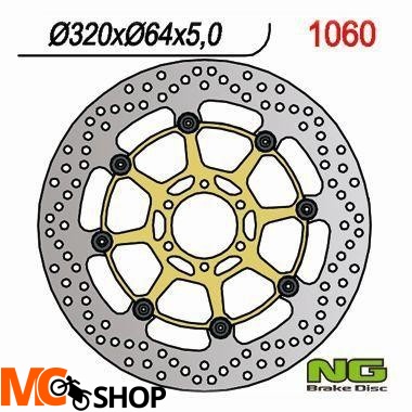 NG TARCZA HAMULCA PRZÓD YAMAHA XJR 1200/1300 NG1060