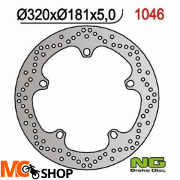 NG TARCZA HAMULCOWA PRZÓD BMW F 800/R850,1100,1150/K 1200/1300/1600 NG1046