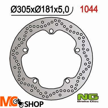 NG TARCZA HAMULCOWA PRZÓD BMW R 850/1100/1150/1200 NG1044