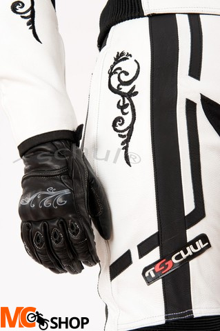 Kombinezon 2 częściowy damski TSCHUL 187 biało-czarny