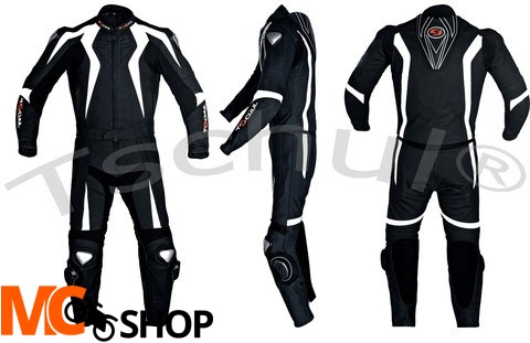 Kombinezon 2 częściowy męski TSCHUL 747 czarno-biały