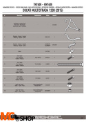 KAPPA KN7406 GMOLE OSŁONY SILNIKA DUCATI MULTISTRADA 1200 (2015)