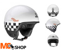 KAPPA HV9 KASK HEVIK CAFE RACER OTWARTY - Z BIAŁO CZARNA SZACHOWNICA