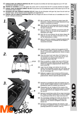 STELAŻ SHAD KSHY0TM52ST YAMAHA T-MAX 530 - 12/16