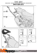 GIVI 5117FZ BMW R 1200 R/RS (15) Stelaż kufra centralnego (bez płyty)