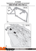 GIVI PL1144CAM stelaż boczny OUTBACK Africa Twin