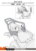 GIVI SR1119 HONDA CB/CBR 500 (13>15) Stelaż kufra centralnego Monolock (bez płyty)