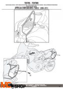 GIVI TE6700 APRILIA DORSODURO 750 (08>15) 3D600 Stelaż sakw bocznych