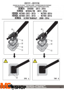 GIVI ES1111 POSZERZENIE STOPKI HONDA CBX, INTEGRA 700