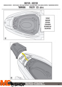 GIVI SR2120 stelaż centralny YAMAHA TRICITY