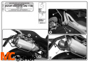 GIVI T681 STELAŻ SAKW BOCZNYCH DUCATI MONSTER 696/796/1100