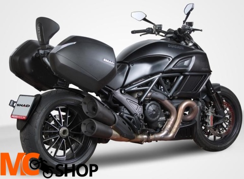 OPARCIE PASAŻERA SHAD DO DUCATI DIAVEL CZARNE