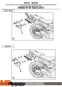 GIVI TE2122 STELAŻ SAKW 3D600 YAMAHA MT-09 TRACER 15 