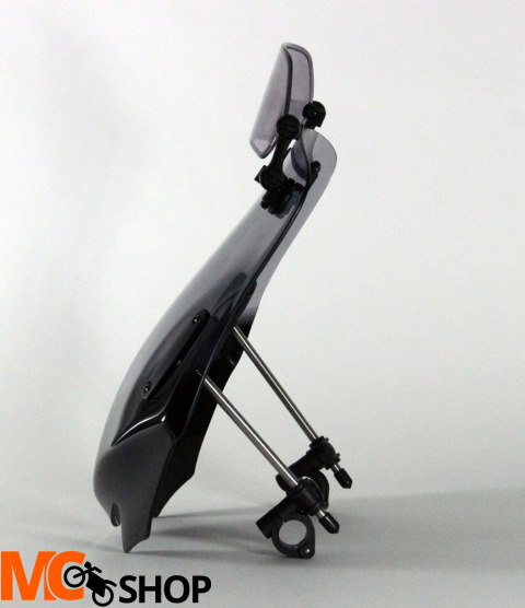 Uniwersalna szyba MRA do motocykli bez owiewek, forma - VFXSZ1 (przyciemniana)