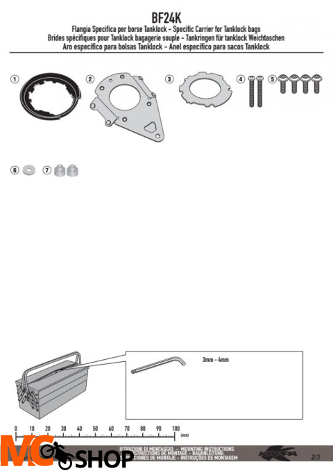 KAPPA MOCOWANIE TANKLOCK YAMAHA XSR 700 '16