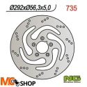 NG TARCZA HAMULCOWA PRZÓD HARLEY-DAVIDSON (292MMX56,3MMX5MM) (5X8,5MM) NG735