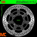 NG1283 TARCZA HAMULCOWA HONDA CBR 1000 RR '08-'16 (320X94X5) (6X6,5MM)