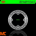 NG1501X TARCZA HAMULCOWA CAN-AM COMMANDER 800/1000 '11-'14, MAVERICK 1000 '13-'14 (241X115,5X4) (4X11,5MM)