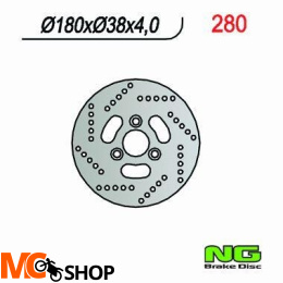 NG280 TARCZA HAMULCOWA SUZUKI AN 125/150 (180x38x4)