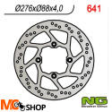 NG641 TARCZA HAMULCOWA HONDA XL 125 V VARADERO 01-12 (276X88X4)