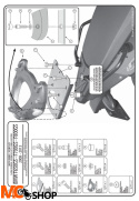 Stelaż Kappa KR5107 Bmw F650/700/800 GS 08-15