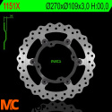 NG1151X TARCZA HAMULCOWA KAWASAKI KXF 250/450 15-16 PŁYWAJĄCA 270MM (270X109X3,0) 4 OTWORY O ŚR. 9,5MM