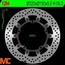 NG1284 TARCZA HAMULCOWA TRIUMPH SPEED TRIPLE 1050 '08-'15, SPRINT 1050 '10-'14 (320X150X5) (5X10,5MM)