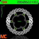 NG1324X TARCZA HAMULCOWA KTM 250/350 FREERIDE '12-'15 (PŁYWAJĄCA) (260X95X3) (4X6,5MM)